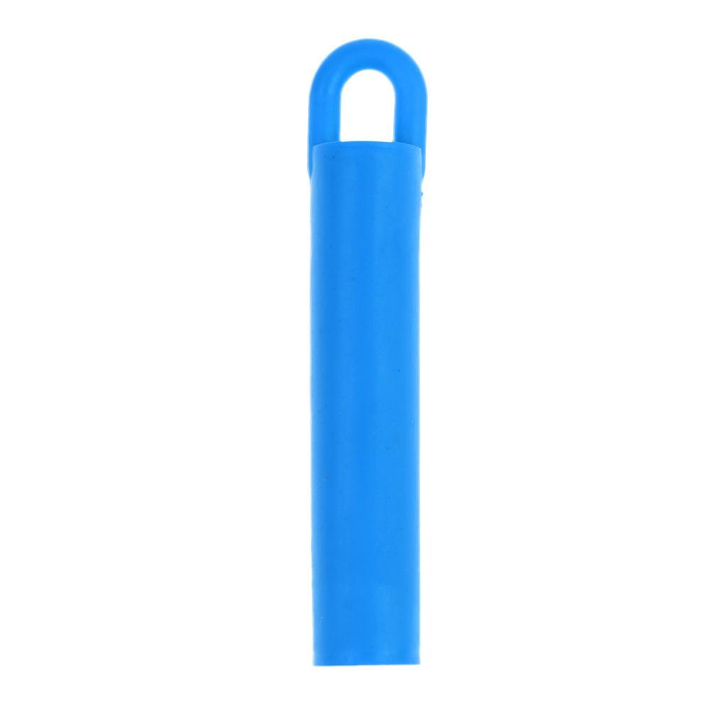 6xProfessional Pool Snooker Billiard Cue Tip Rubber Hang Clamp Holder Blue