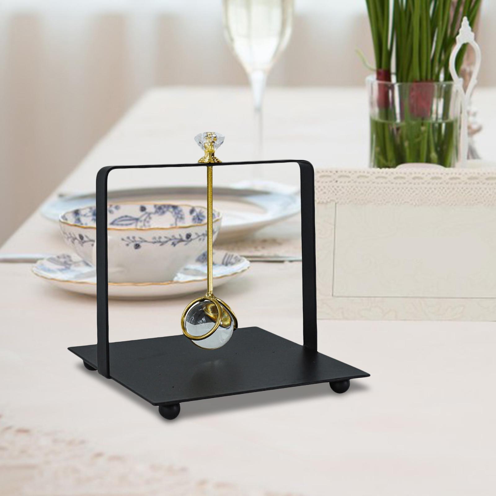 Napkin Holders Rack Metal Organizer Tissue Dispenser for Stand Party Kitchen