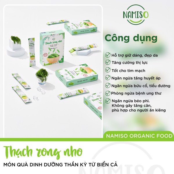 Thạch Rong Nho Namiso Kiểm Soát Cân Nặng 3