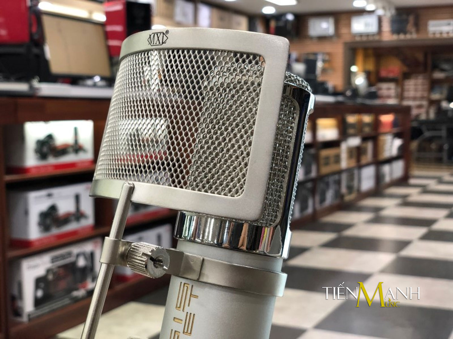 Micro MXL Genesis FET HE Thu Âm Condenser Livestream Mic Phòng Thu Studio Heritage Edition Microphone Cardioid Hàng Chính Hãng