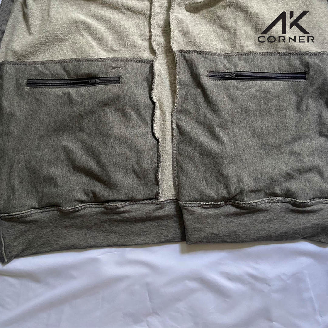 Áo khoác nam 100% Cotton Da Cá AK Corner, có lớp hút ẩm bên trong giúp thoáng mát, chống nắng chống tia UV tốt