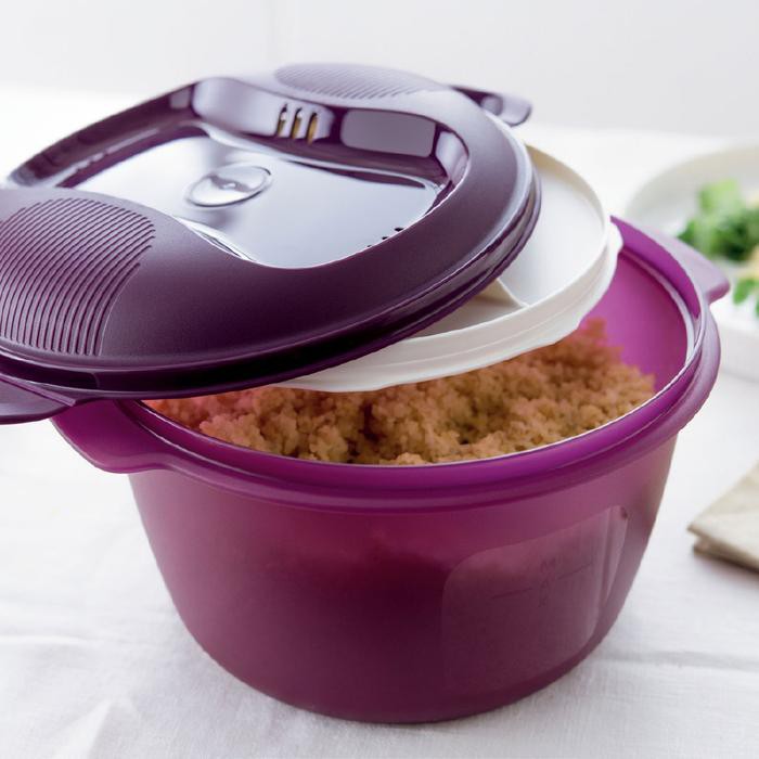 Nồi nấu cơm trong lò vi sóng trong 15 phút Rice Maker - Tupperware chính hãng từ Đức