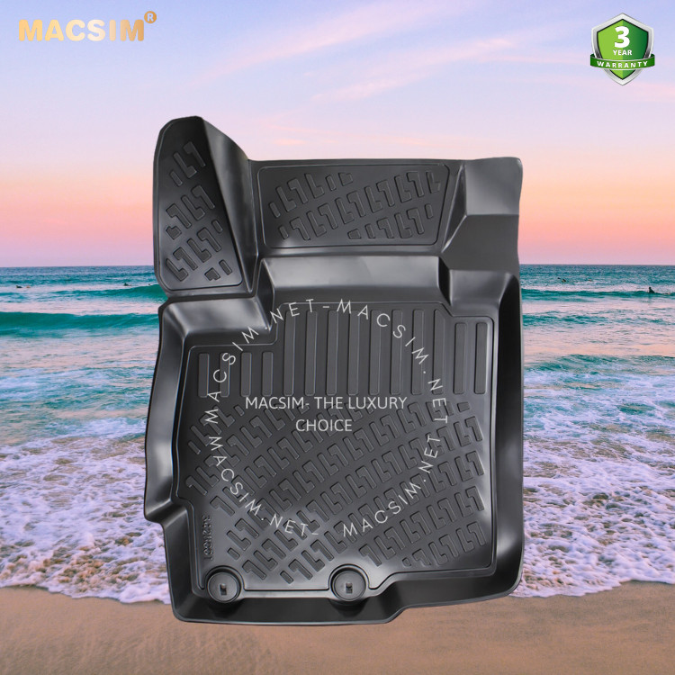 Thảm lót sàn ô tô nhựa TPU Silicon Mitsubishi ATTRAGE 2014 đến nay Nhãn hiệu Macsim