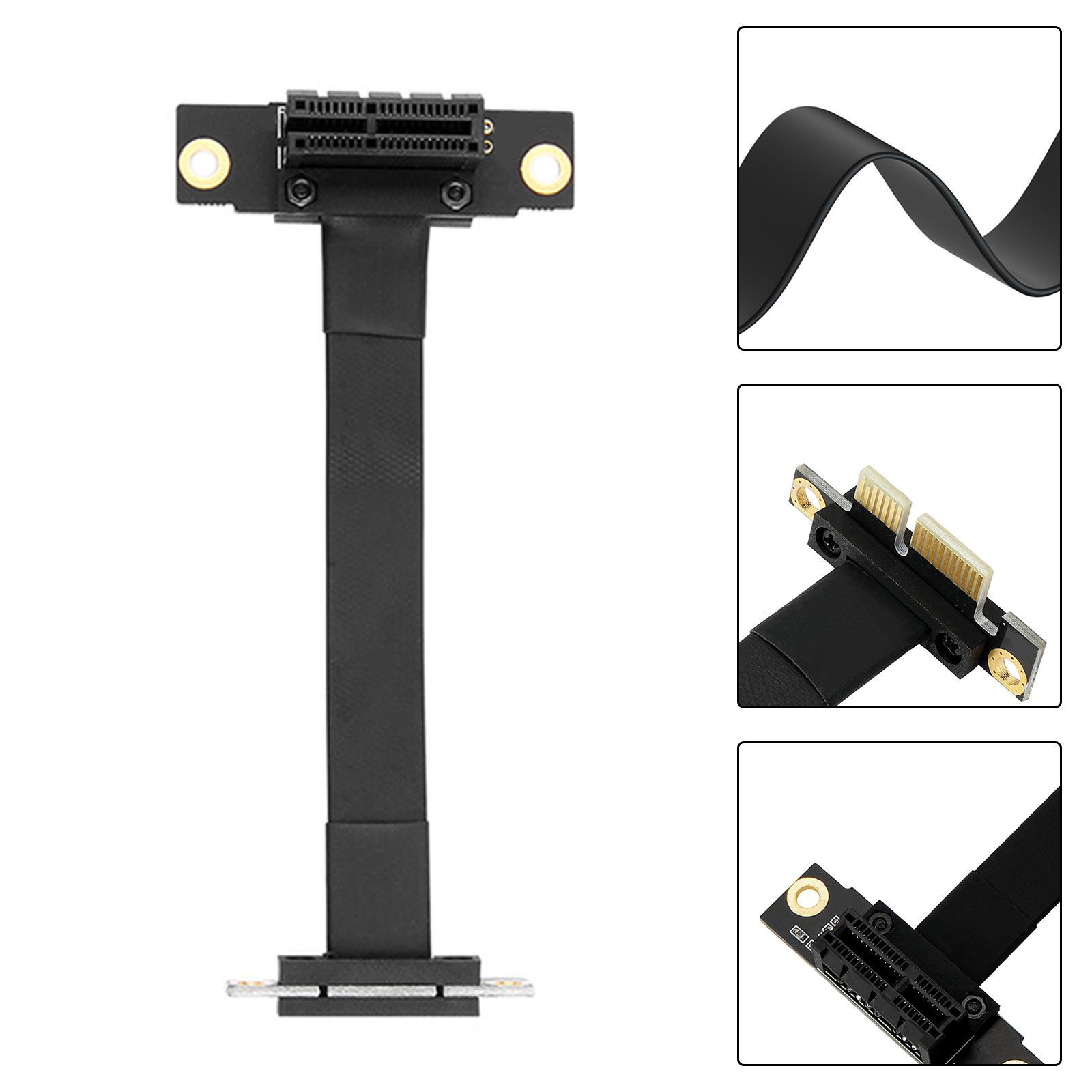 PCIe X1 X4 Expansion Card Cable Adapter Converter 5cm