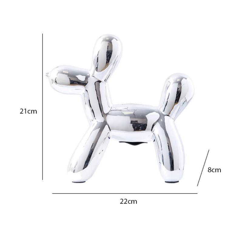 Tượng hoạ tiết 3D trang trí Shine Puppy Balloon - AsiaMart