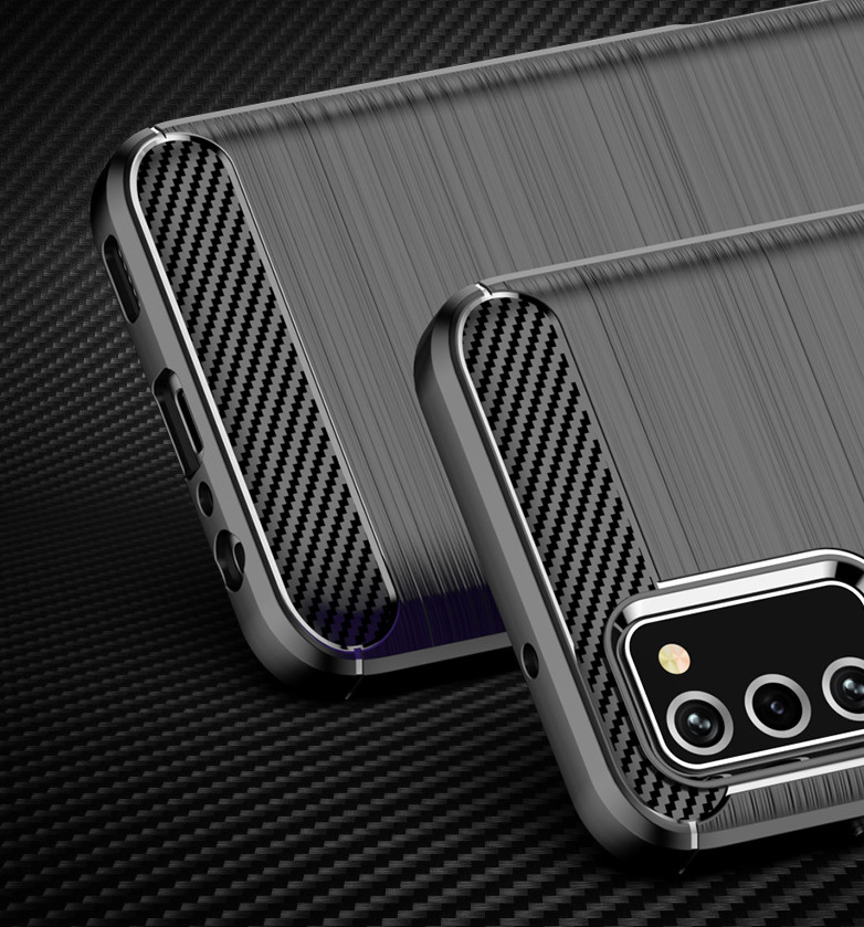 Ốp lưng chống sốc Vân Sợi Carbon cho Samsung Galaxy A03s - Hàng nhập khẩu