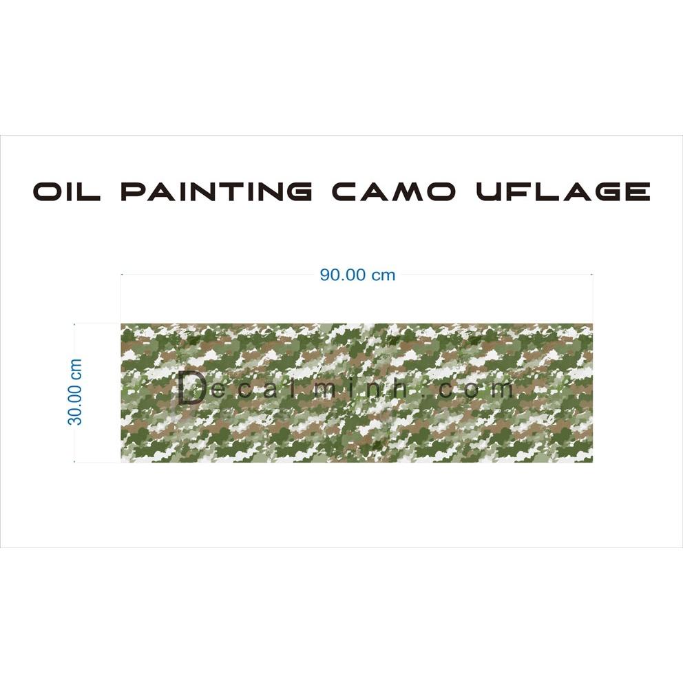 Decal Rằn Ri (Camo) Hiện Đại - Thời Trang Chống Nước 100