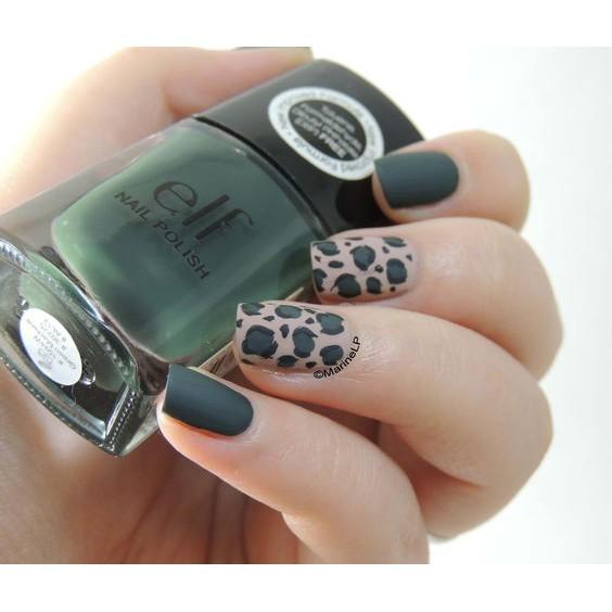 Sticker nails - hình dán móng 3D beo xanh