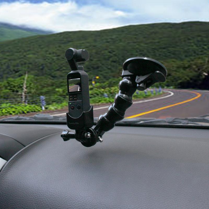 Phong cách mới nhất ban đầu cổ ngỗng phổ biến con kiến nhỏ chó núi gopro camera thể thao đầu ghi dvr xe hình con rắn giá đỡ cốc hút