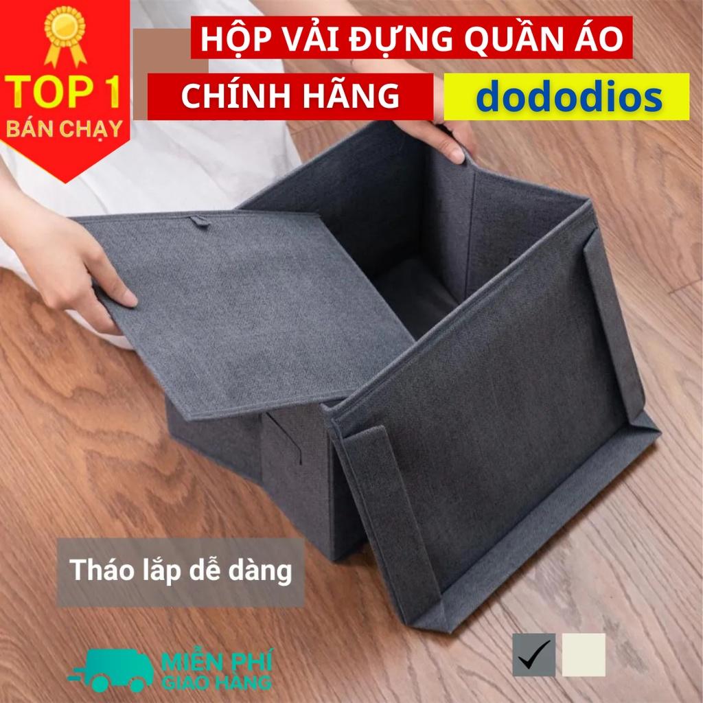 Hình ảnh Hôp vải nắp liền đựng quần áo, đựng đồ chơi, đồ dùng trong nhà, hãng Yamazen xuất Nhật DoDoDios House