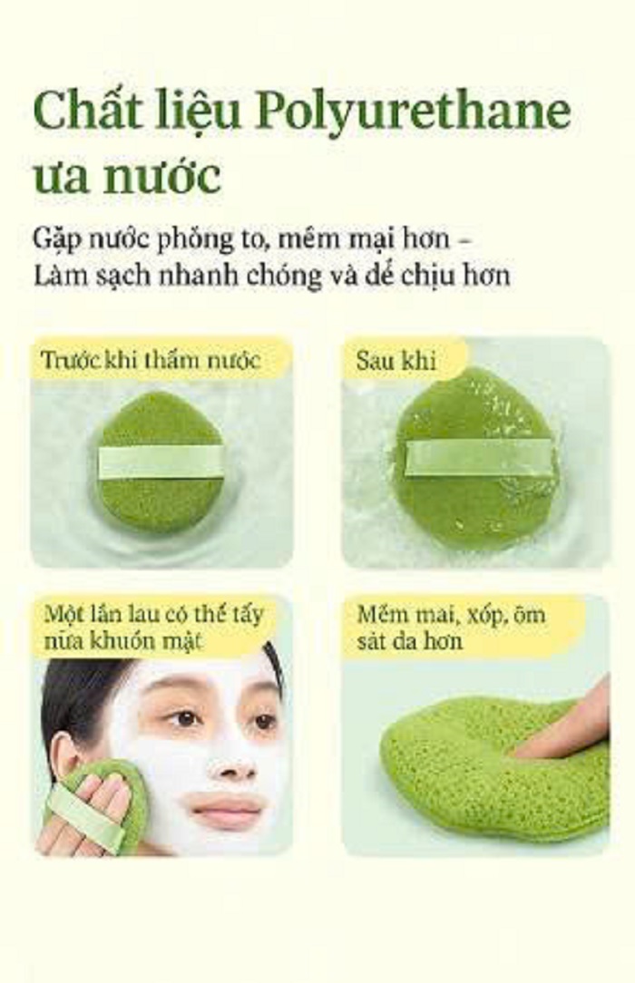 [KoSuyTu]  COMBO 3 BÔNG MÚT RỬA MẶT AMORTALS – SẠCH SÂU, MỊN DA, CỰC DỄ THƯƠNG