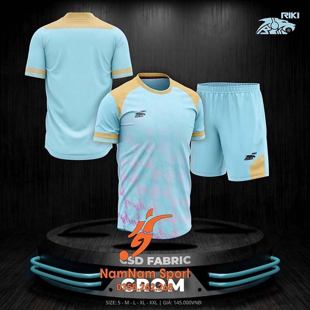 Bộ quần áo đá banh, đá bóng không Logo cao cấp Rk Crom 2022_2023