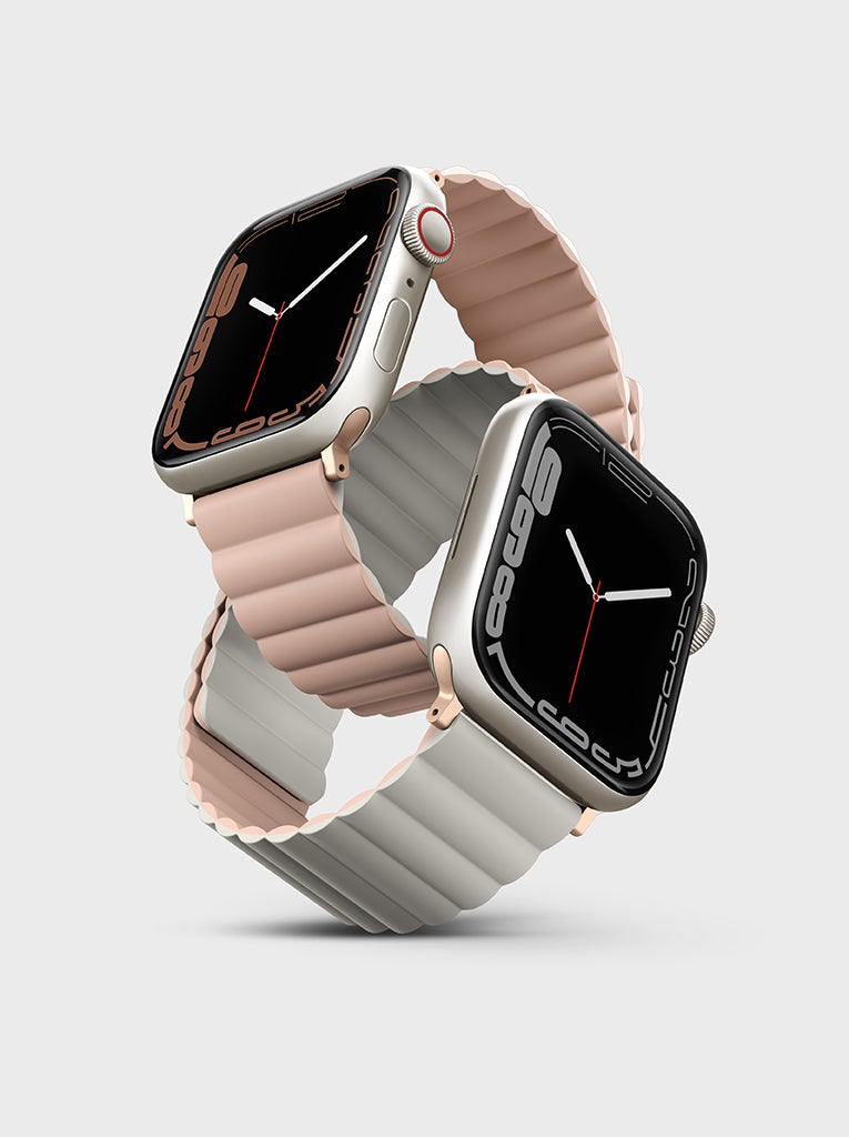 Dây đeo UNIQ Revix Reversible Magnetic Silicone Strap (42/44/45mm) cho Apple Watch 1~7/ SE - Hàng chính hãng