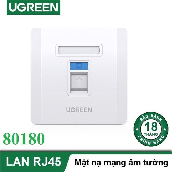 Mặt nạ 1 cổng, 2 cổng âm tường Ugreen hàng chính hãng