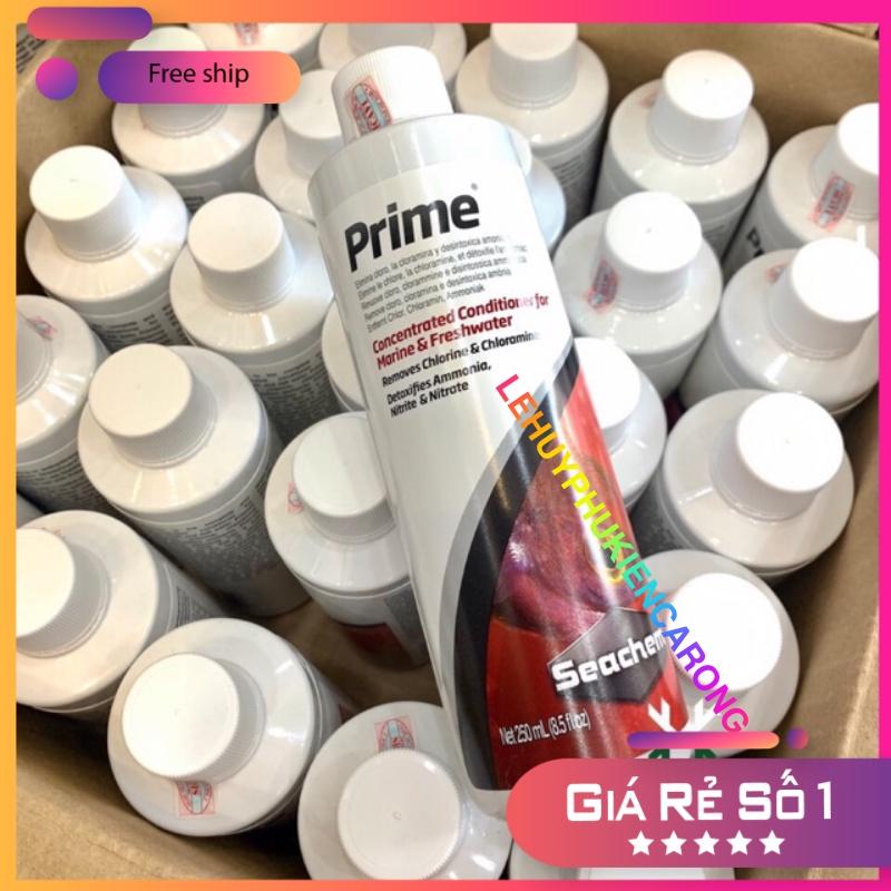 Seachem Prime Chai 250ml Dung Dịch Khử Nước TOÀN DIỆN Cho Bể Cá Cảnh