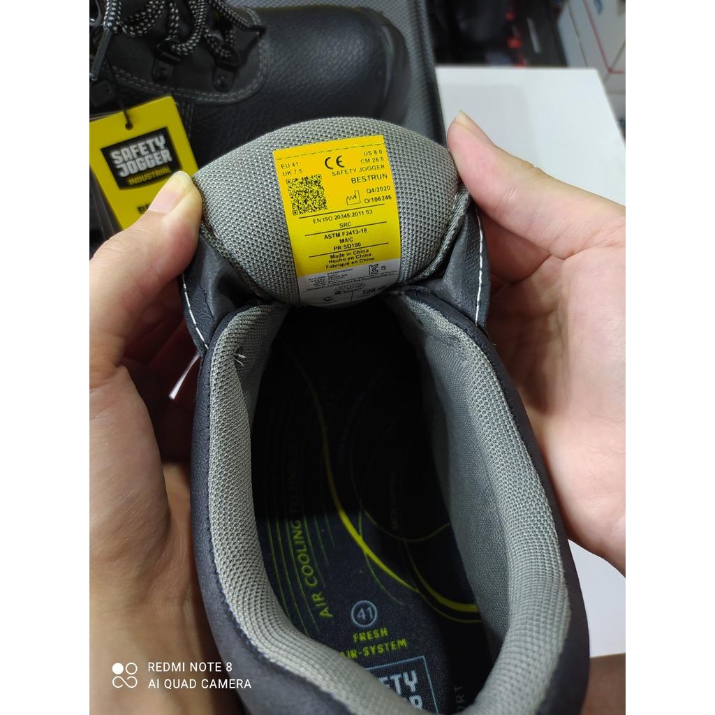 Giày Bảo Hộ Jogger Bestrun S3, Chống Đâm Xuyên, Chống Va Đập, Da Chất Lượng Cao