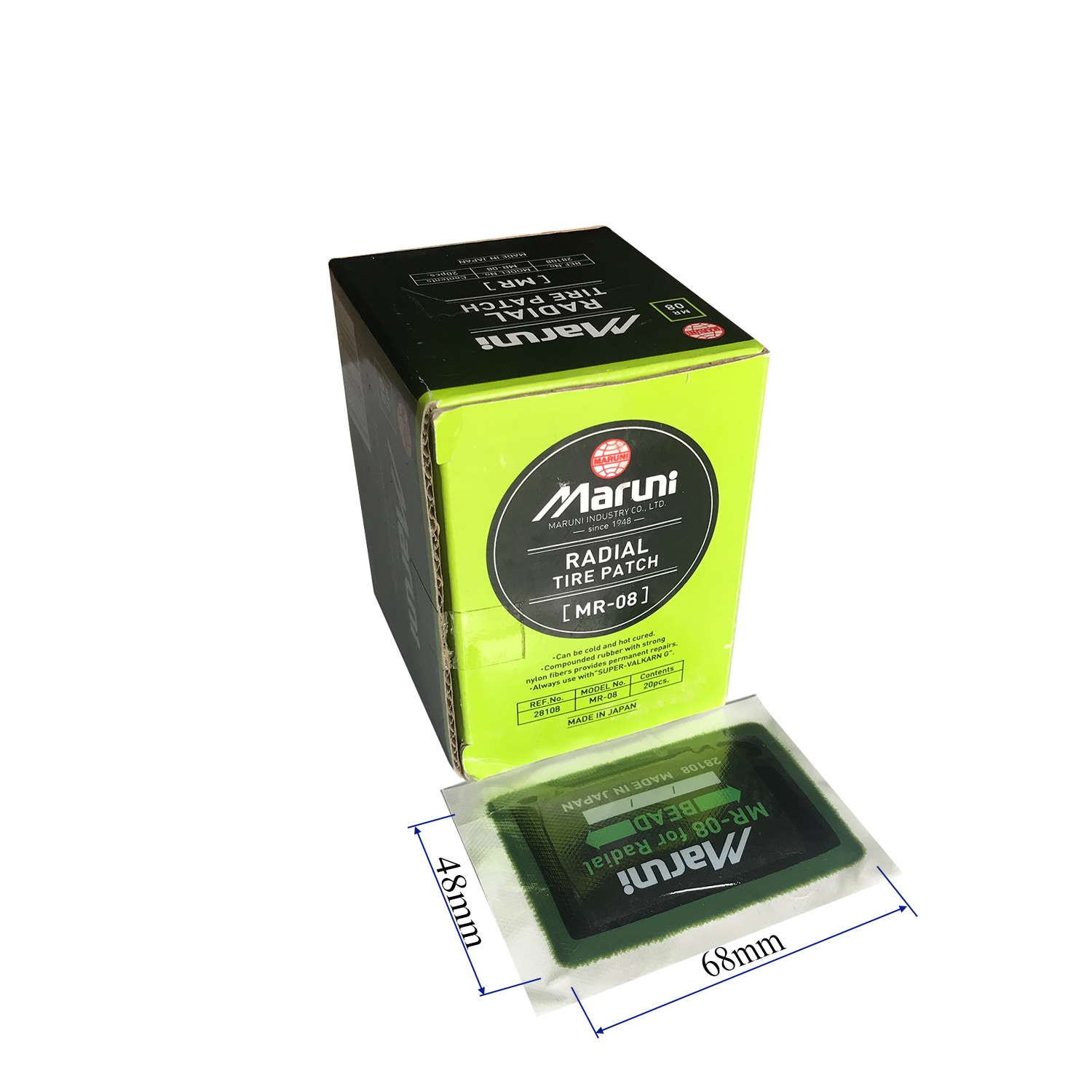 Hộp miếng vá có bố MR-08 thương hiệu Maruni - Nhật Bản