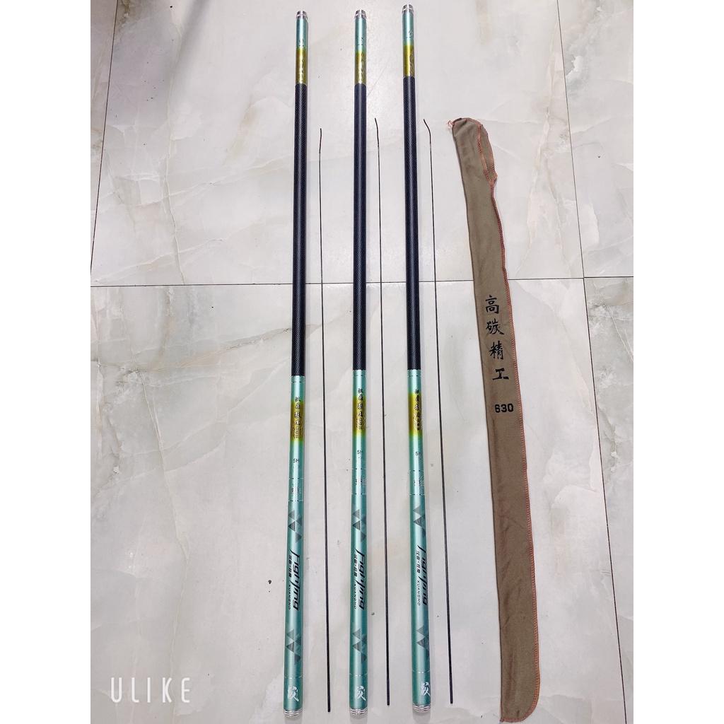 Cần Câu Cá, Cần Câu Tay 5h Handing Hoàn Vũ Có Tặng Kèm Ngọn Phụ - Đồ Câu Văn Chương