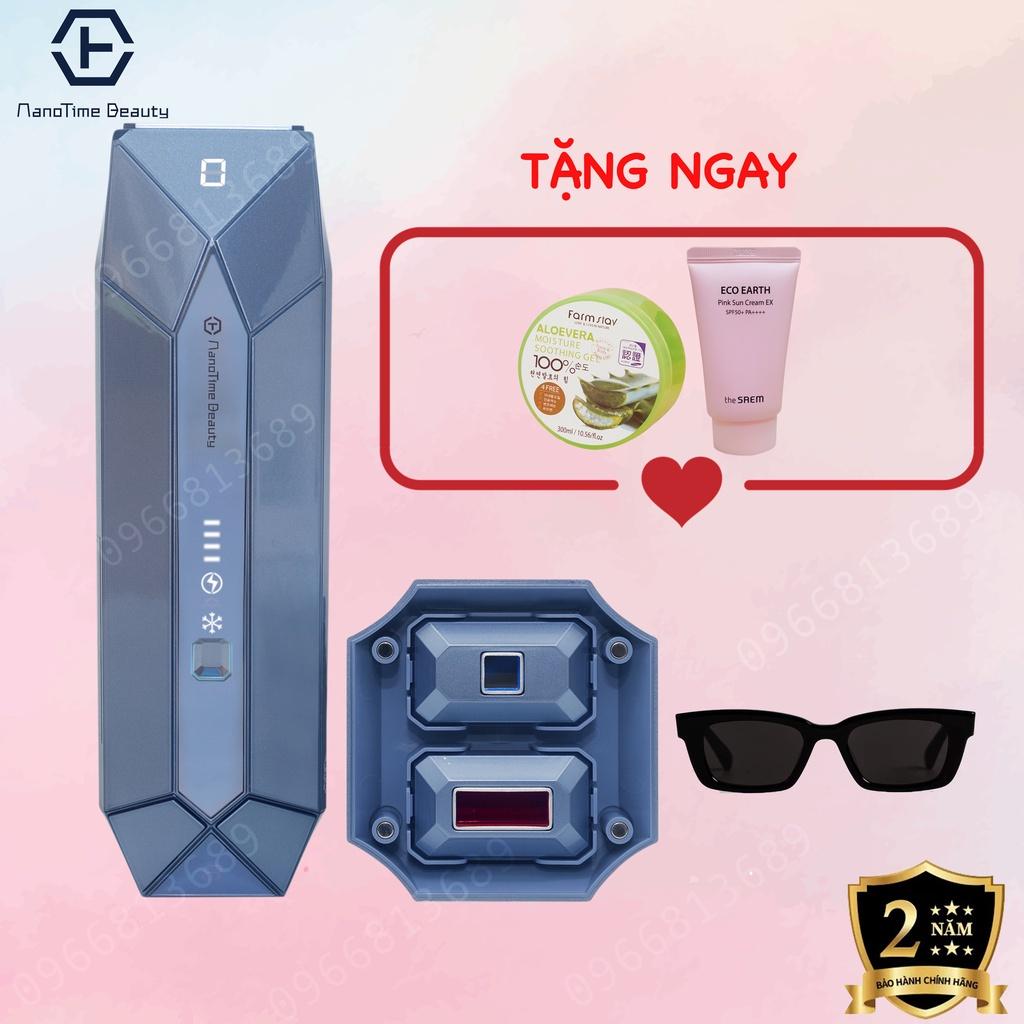 Máy triệt lông, máy tẩy lông NanoTime Beauty B65Pro Chính Hãng công nghệ triệt lạnh 10 độ C vĩnh viễn tại nhà