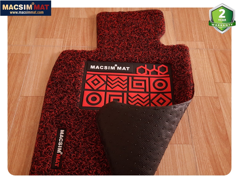 Thảm rối lót sàn ( màu đỏ,đen,ghi) ô tô Vinfast Lux A 2018- đến nay Nhãn hiệu Macsim chất liệu nhựa rối cao cấp