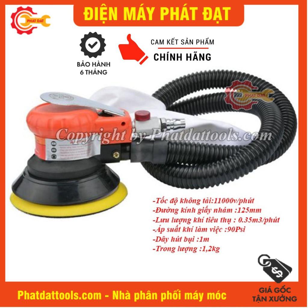 Máy chà nhám dùng hơi YUNICA 8402-Máy xoa khí nén Đài Loan-Đường kính giấy 125mm-Bảo hành 6 tháng