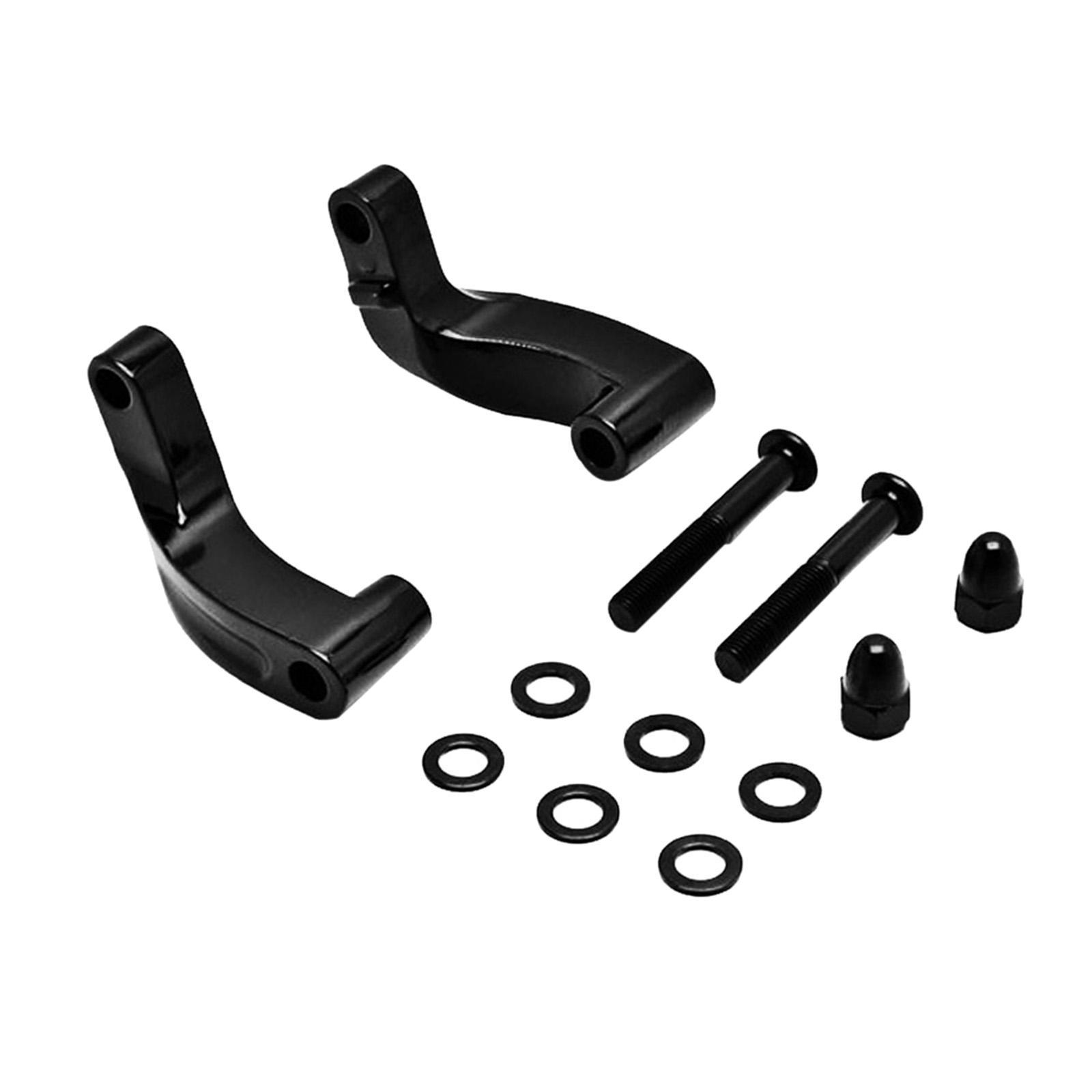 Mirror Extension Kit Relocation Black for  2006-2017 Motorcycle