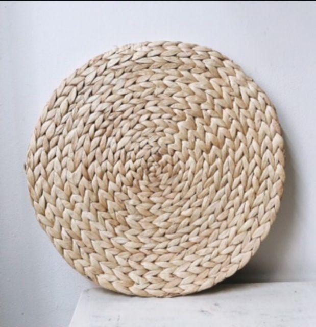 Thảm/ chiếu/ lót đan tay từ nguyên liệu Lục Bình