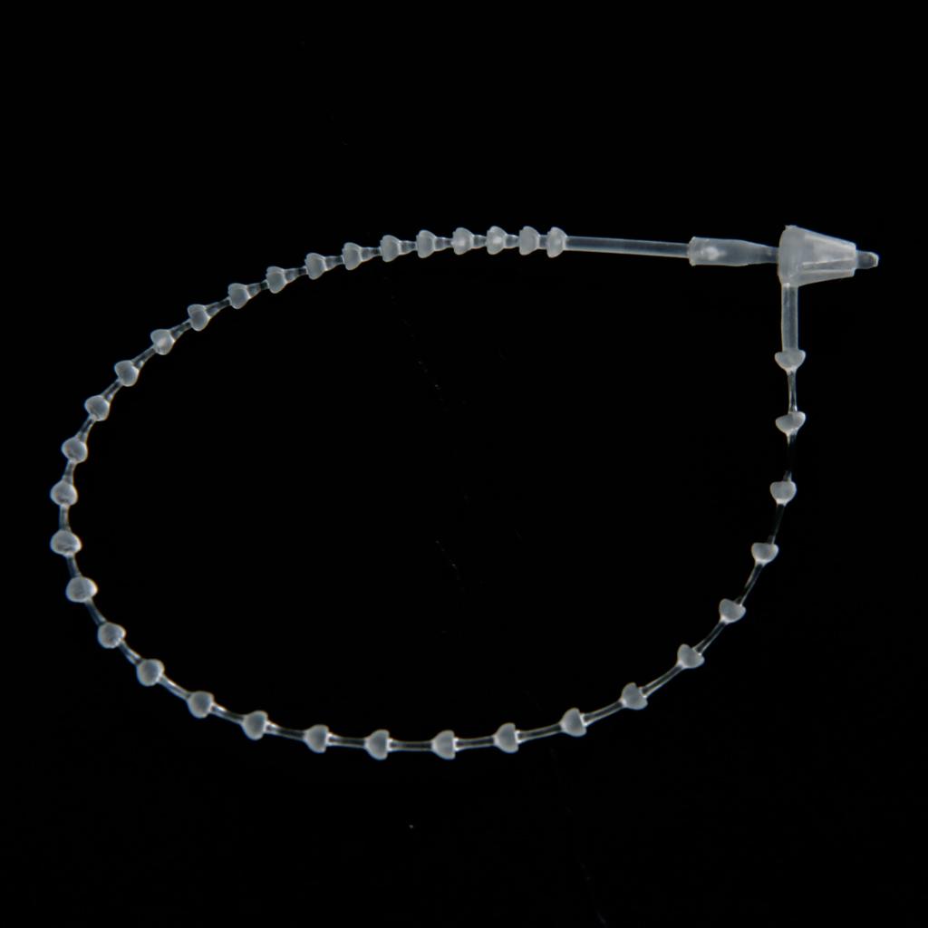 1000Pcs 5inch Plastic Tag Line Tagging Tie for Jewelry Clothing