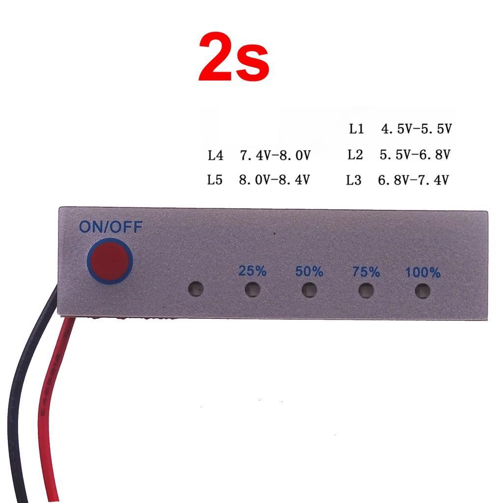 Bảng Mạch Kiểm Tra Sạc Pin lithium lithium 2S 8.4V Màn Hình LCD DIY