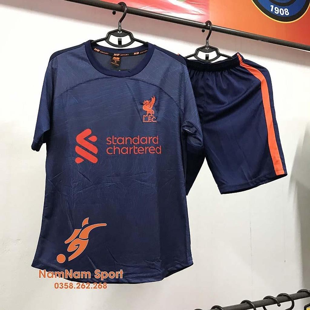 Bộ quần áo đá banh, đá bóng có Logo CLB Liverpool 2022_2023