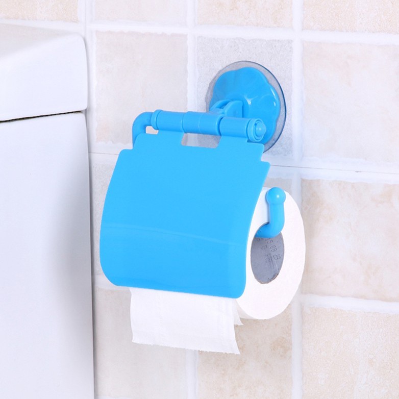 Bộ 2 Móc Hít Chân Không Treo Giấy Vệ Sinh Cuộn Có Lõi