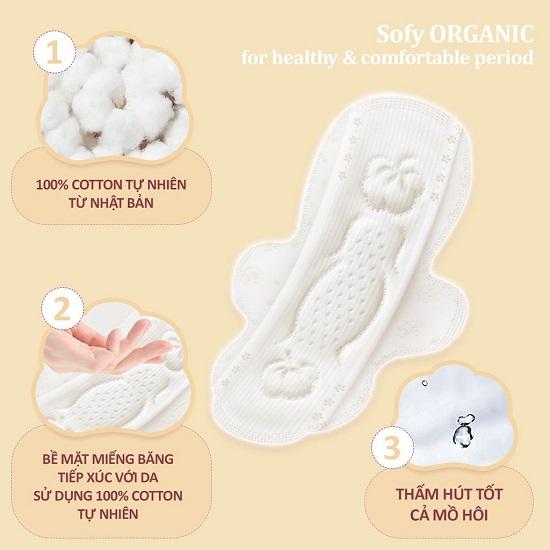 Băng Vệ Sinh Sofy Skin Comfort 23cm Siêu Êm Thoáng 8 Miếng/gói