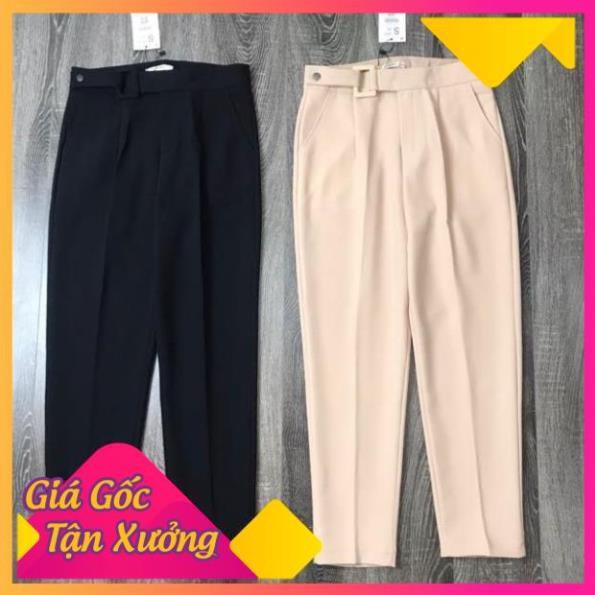 QUẦN BAGGY CÔNG SỞ ĐAI LỆCH CHẤT TUYẾT MƯA ĐỨNG FROM KHÔNG NHĂN KHÔNG XÙ THỜI TRANG BAGGY ĐAI LỆCH 8312