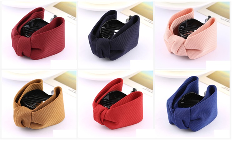 Set 2 kẹp tóc phong cách Hàn Quốc - Kẹp tóc đuôi ngựa - Bộ 2 kẹp tóc nơ xoắn