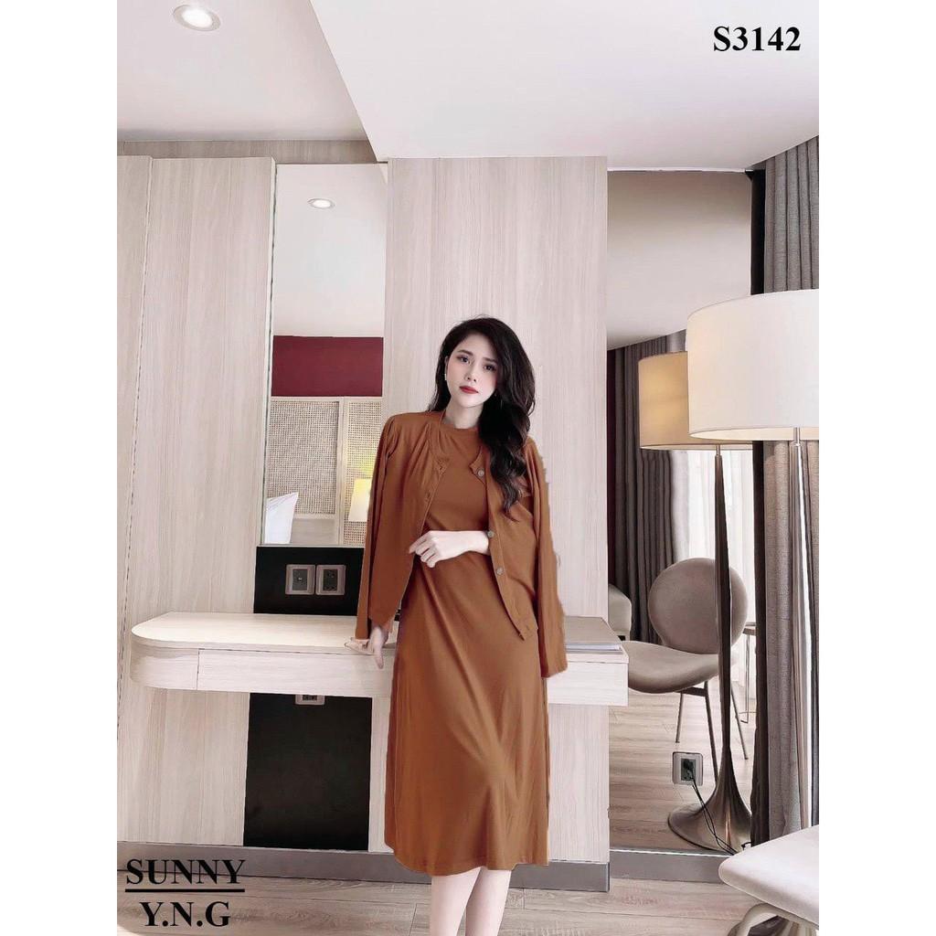 áy bầu thời trang thiết kế xuông M207 chất lụa hàn châu freesize từ 45 đến 70kg 5.0