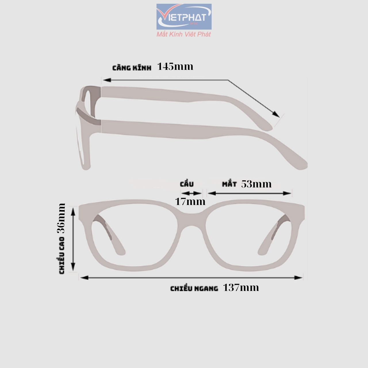 Gọng kính Vietphat Eyewear RB5315D-5082