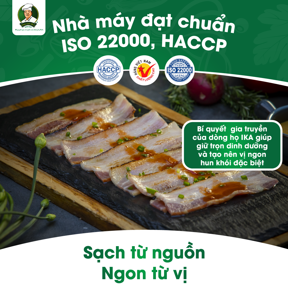 [Chỉ Giao Hà Nội] Ba chỉ hun khói 300g