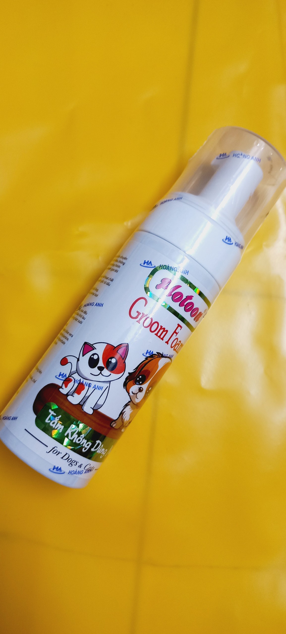 Bọt Tắm Khô Cho Chó Mèo 140ml - Tắm khô không dùng nước