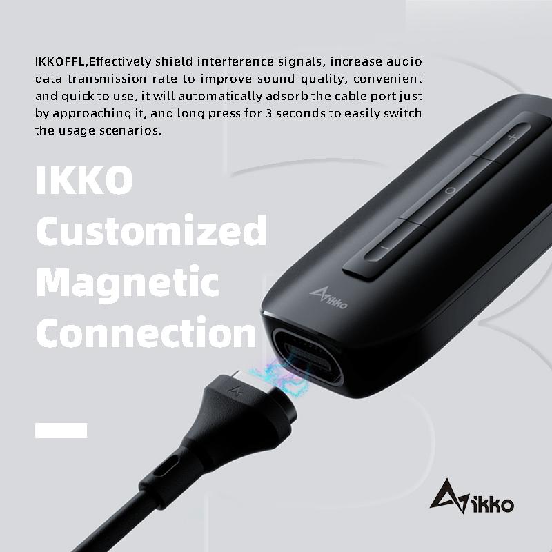 IKKO Zerda ITM01 USB DAC Switch Gaming Sound Card Type C đến 3,5 mm Tai nghe âm thanh Hifi Audio cho bộ chuyển đổi cáp Mac điện thoại
