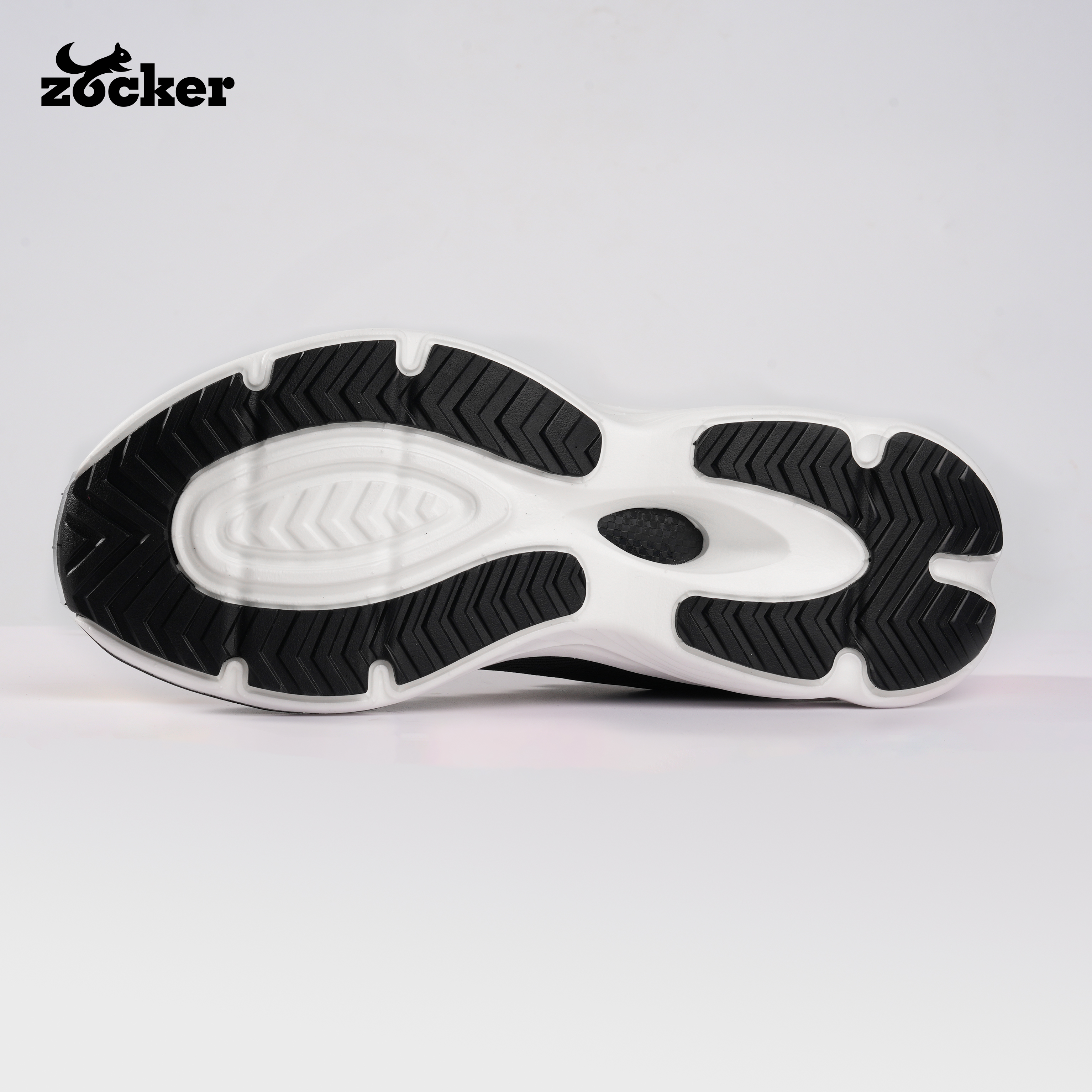 Giày Chạy Bộ Zocker Ultra Light Moon/Black - Công Nghệ Light Foam Premium Siêu Nhẹ - Siêu Êm - Siêu Nảy - Tặng kèm vệ sinh giày