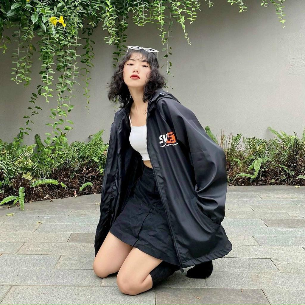 Áo Khoác Dù SWE LOGO Ulzzang Unisex Nam Nữ From Rộng 2 Lớp Siêu Hot, Áo khoác dù SWE LOGO nam nữ form rộng Unisex 2 lớp Chống Nắng Siêu Hot ulzzang Jacket Bomber Life Unisex