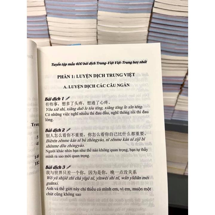 Sách - Combo: Học từ vựng tiếng Trung bằng sơ đồ tư duy + Tuyển tập 400 mẫu bài dịch Trung - Việt hay nhất