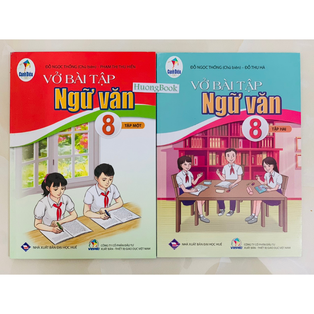 Sách - Combo Vở bài tập ngữ văn 8 - tập 1 + 2