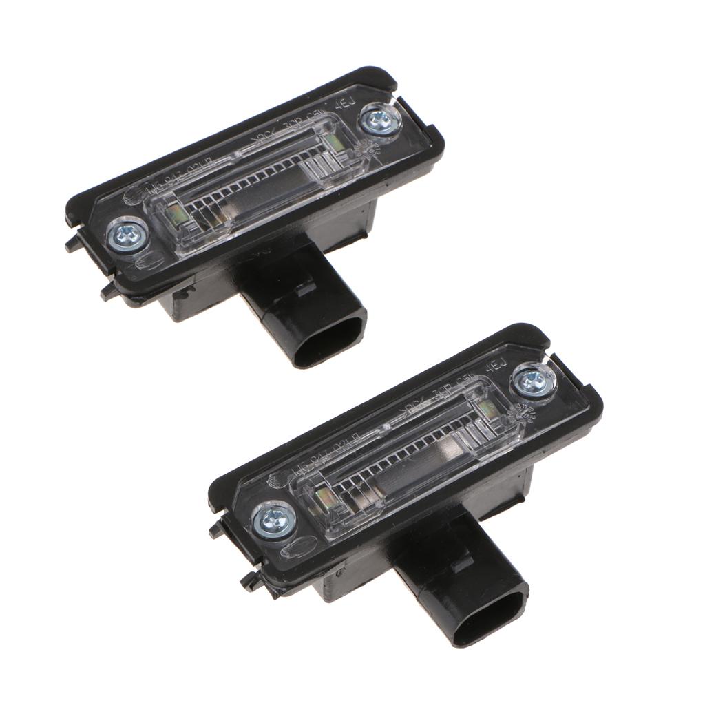2 Pieces Light Lamp Number Plate Lamp For Golf MK4