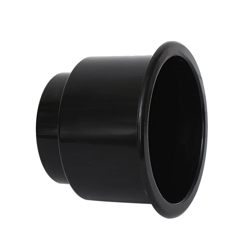 Black Center Hole Recessed Cup Drink Holder for Marine Boat Car RV
