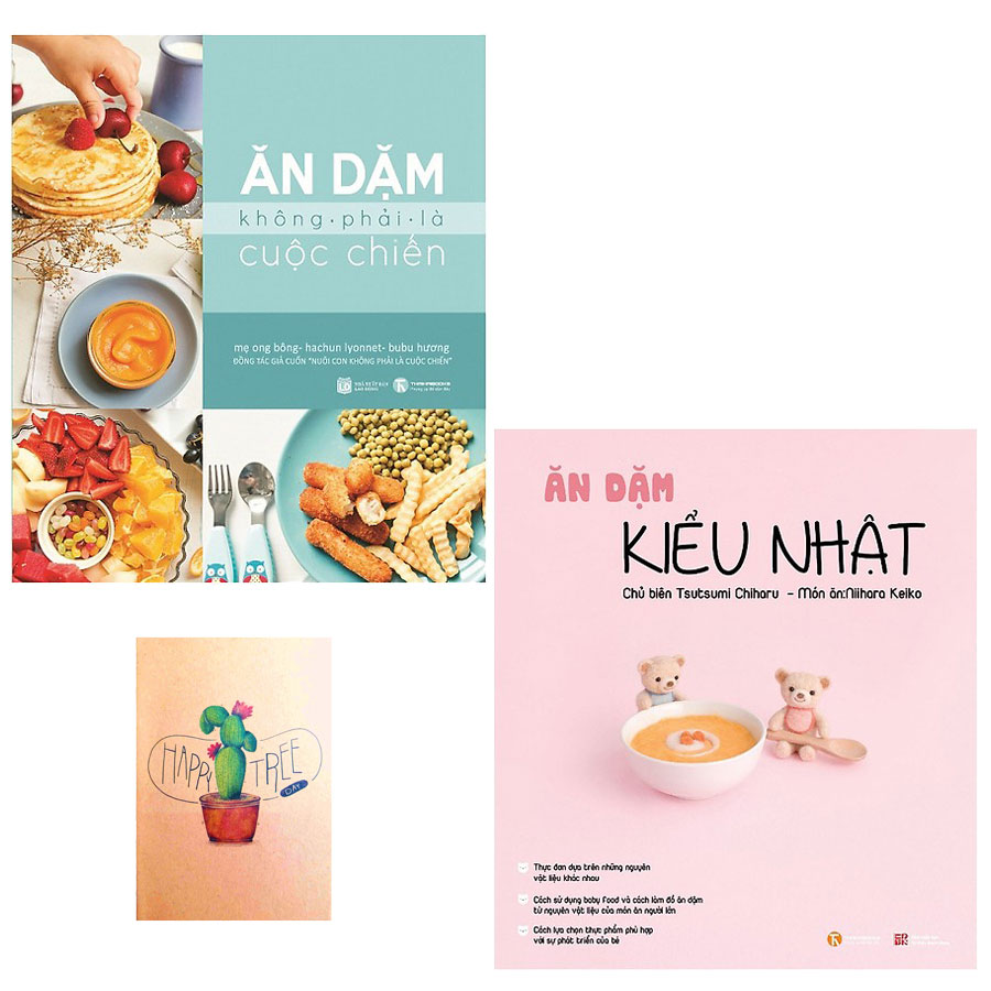 Combo Ăn Dặm Kiểu Nhật Và Ăn Dặm Không Phải Là Cuộc Chiến Tặng Kèm Sổ Tay