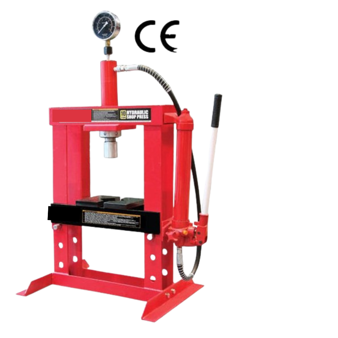 Máy ép thủy lực 10 tấn có đồng hồ canh chỉnh lực ép