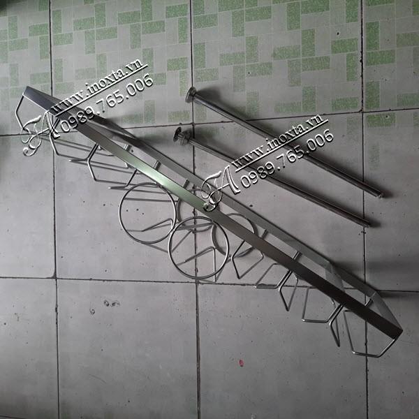 Kệ Treo ly quầy bar Inox 304 nhiều kích thước