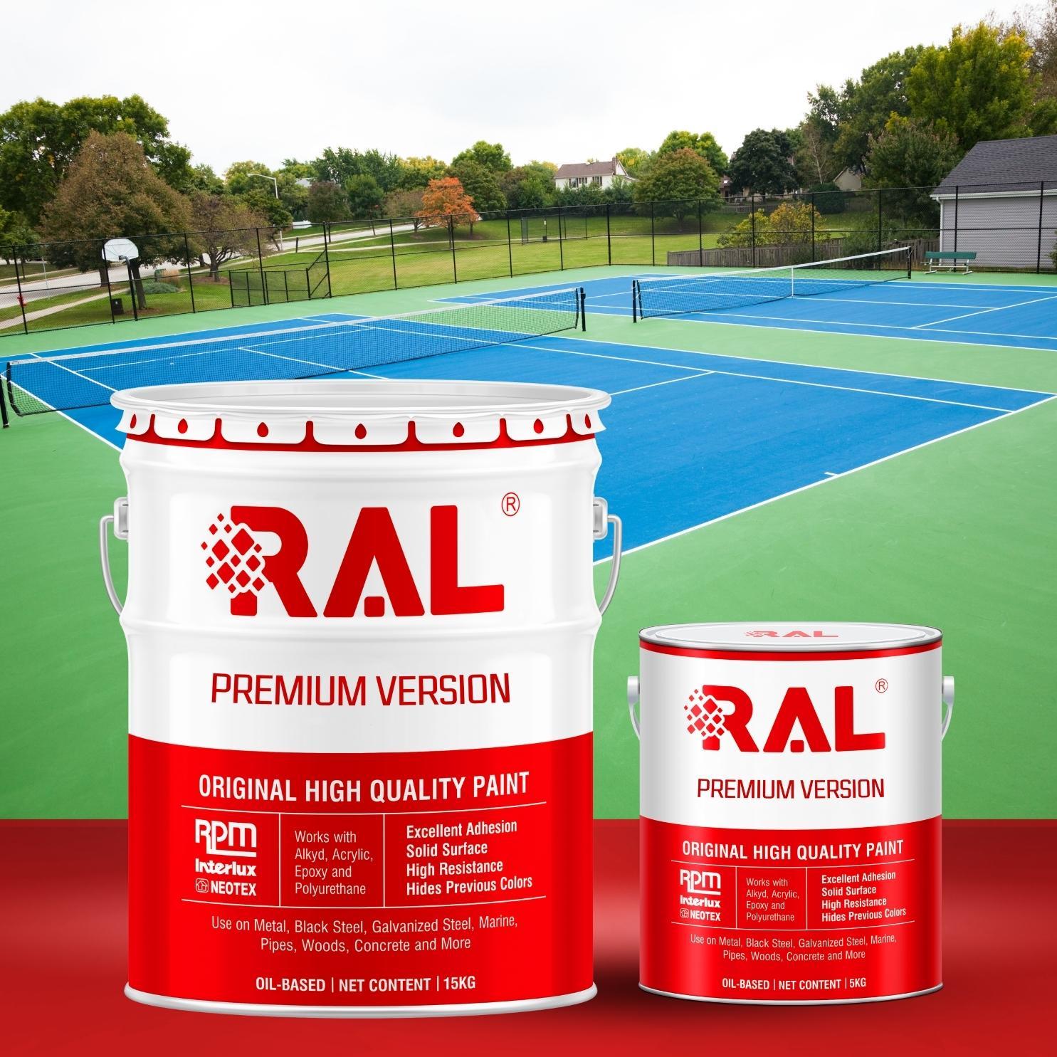Sơn sân thể thao hệ lăn (trung gian) RAL SPORT MIO - 5KG