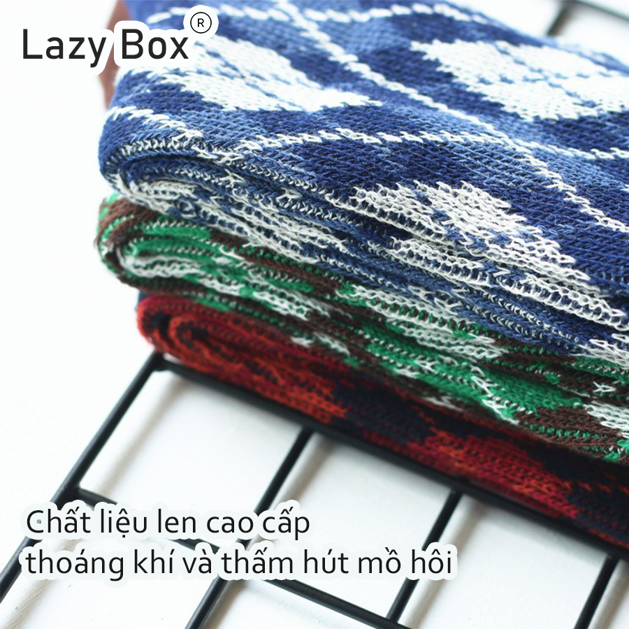 Tất vớ nam dài cao cấp chất liệu cotton len cao cấp quả trám